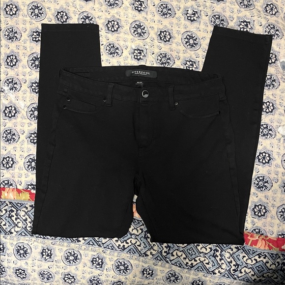 Liverpool Jeans Company Denim - Liverpool Jeans Company black skinny jeans size 8/29